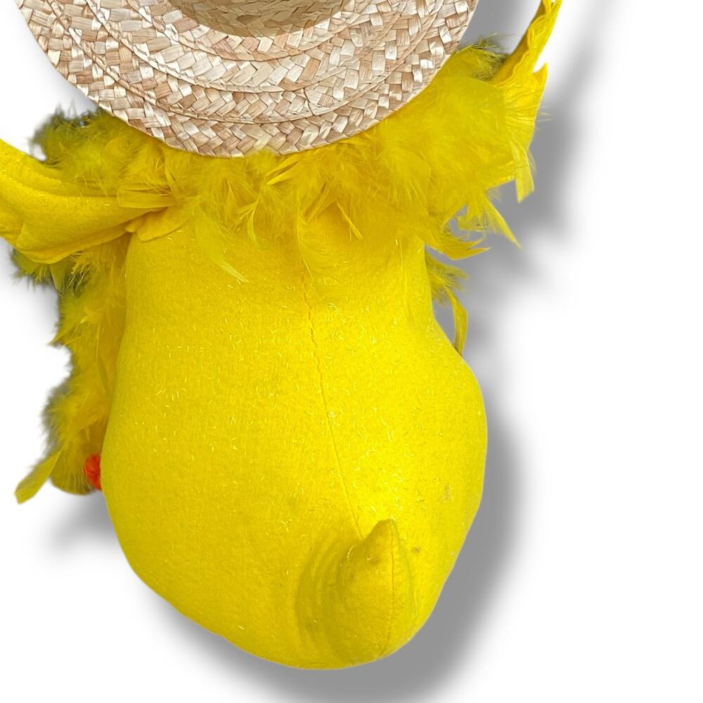 Vintage Annalee 18” Momma Duck Feather Figurine Doll Yellow 2006 Collectible - Picture 4 of 10